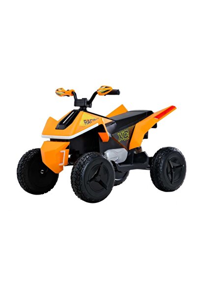 Skid Fusion Rechargeable Ride On Adventure Bike, 12V, Orange