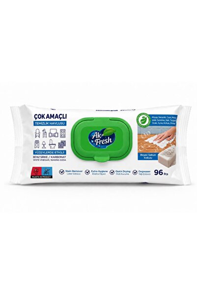 KEP Çok Amaçlı Temizlik Havlusu Beyaz Sabun Kokulu 96 Yaprak Islak Temizlik Bezi