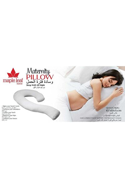 MAPLE LEAF Maternity Pillow, 61 x 107 cm
