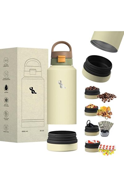 GENERAL Simple Levin. Sporty Insulated Stainless Steel Water Bottle with Bpa-...