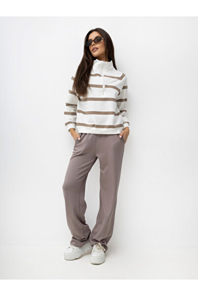 LAKERTA Pantaloni Dama Lunga, Larga, LAKERTA, Bej