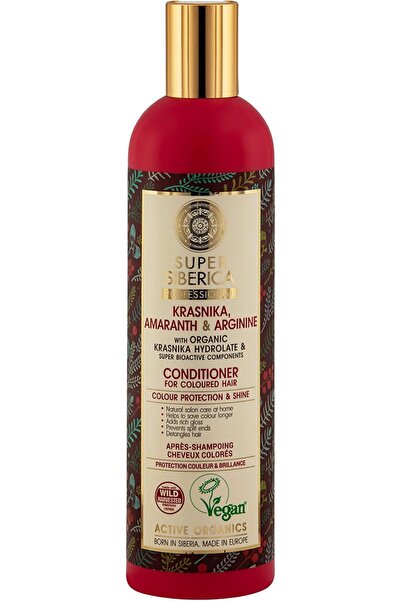 Natura Siberica Super Krasnika, amaranth & arginine. Conditioner for Coloured...