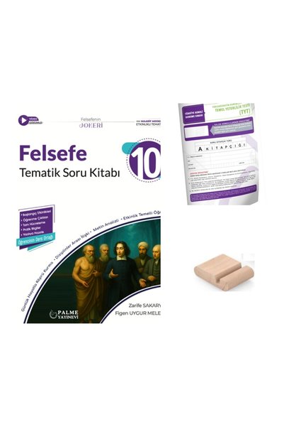 Palme Yayınevi 10.Sınıf Felsefe Tematik Soru Bankası -Maarif Model 2027+TYT D...