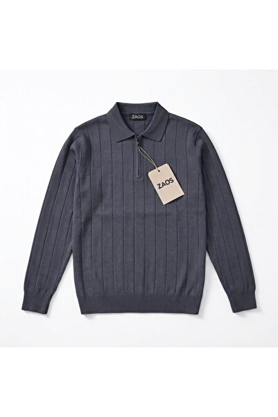 PULT Men's Long-Sleeved Seasonal Polywool Basic Knitwear Sweater