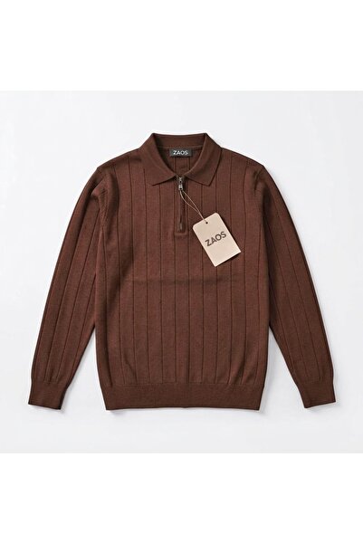 PULT Men's Long-Sleeved Seasonal Polywool Basic Knitwear Sweater