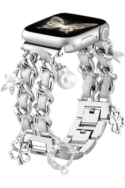 Upeak Metal Band Compatible with Apple Watch Band 38mm 40mm 41mm 42mm for Wom...