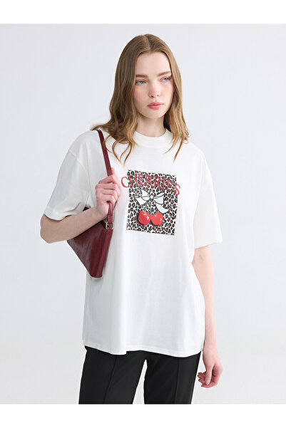LC Waikiki Printed 100% Cotton Women's T-Shirt