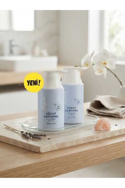 Daycare Kuru Cilt Vücut Losyonu %5 Üre 300ml x 2 Adet - Parfümsüz Yoğun Nemle...