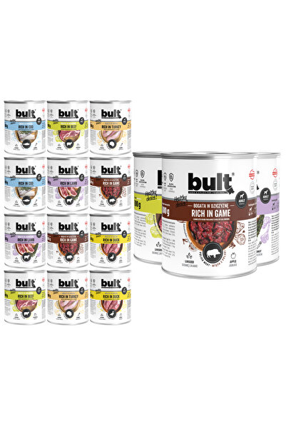 Bult Hrană umedă pentru câini, AMESTEC DE AROME, 12 x 800g conserve, dietă co...