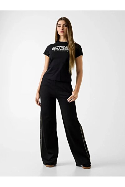 Guess Athleisure Damen T-Shirt V6RI10I3Z14-JBLK Ketty Cn Ss T-Shirt