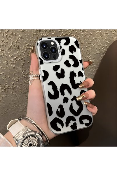 CHICASELUX غطاء هاتف من السيليكون متوافق مع iPhone 15 Pro، مطبوع عليه نقش الف...
