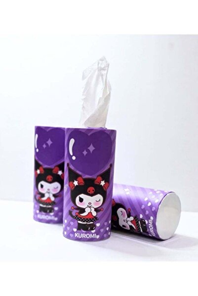 kuromi 6 عبوات من صناديق المناديل الورقية للحفلات، مناسبة لحاملات الأكواب