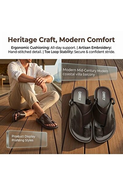 Chyfly Best Selling Arabic Slippers for Men ★ Anti-Slip ★ Comfortable ★ Suita...
