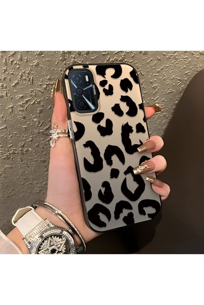 CHICASELUX جراب هاتف سيليكون متوافق مع هاتف اوبو A55 4G، مطبوع عليه نقشة الفه...