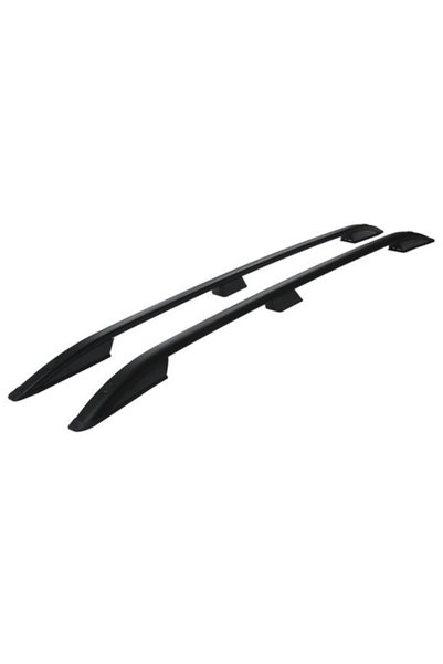 CED AUTO TRADE Cale de portbagaj longitudinale premium, compatibile cu PEUGEOT RIFTER 2018->, PEUGEOT PARTNER 2018->, caroserie scurtă, culoare neagră, aluminiu