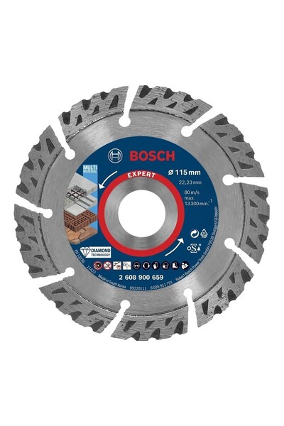 Bosch Expert Multimaterial Elmas Kesme Diski 115 x 22,23 x 2,2 x 12 mm