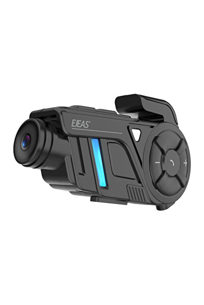 EJEAS Intercom Motocicletă K1 Pro, Mesh 3.0, Cameră 2K, Bluetooth 5.1, 1000m,...