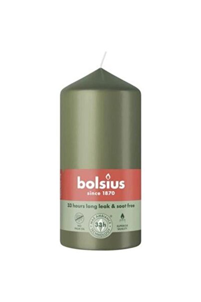 Bolsius Set 2 x Lumanare Stalp, Bolsius, Verde, Parfumata