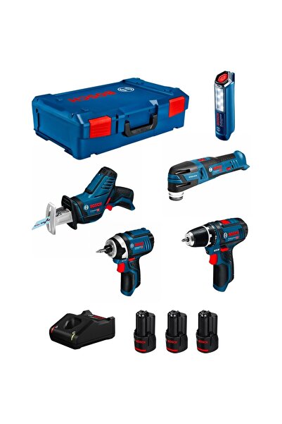 Bosch 12 Volt 5 Li Akülü Set (Gsr 12V-15 + Gop 12V-28 + Gdr Fiyatı
