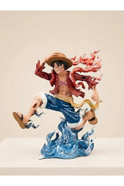 ONE PİECE - LUFFY FİGÜR - EL BOYAMA 10CM