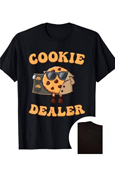 26LIK Dealer Graphic T-Shirt - 100% Cotton Retro Tee With Character Design, S...