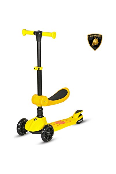 Lamborghini Lisanslı L5 2in1 Katlanabilir Oturaklı Işıklı 3 Tekerlekli Çocuk ...