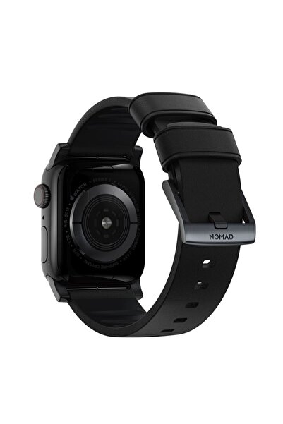 Nomad Curea Active Pro impermeabilă din piele și FKM pentru Apple Watch 42/44...
