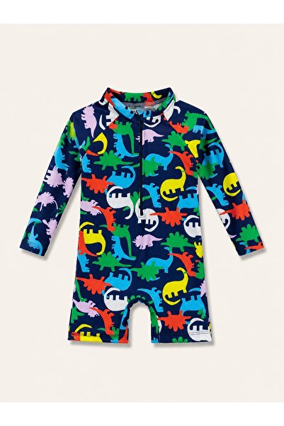 My Kids Wear Children's Long Sleeve Zippered Swimsuit - Comfortable and Conve...