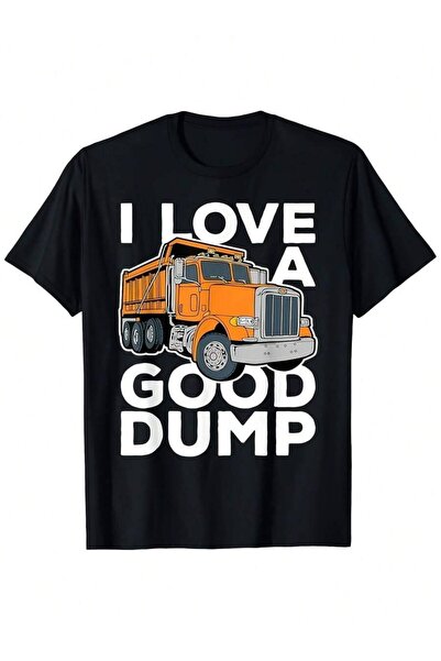 26LIK تي شيرت Tiny Nest I Love A Good Dump Truck Driver من Friendhappy لعيد ا...