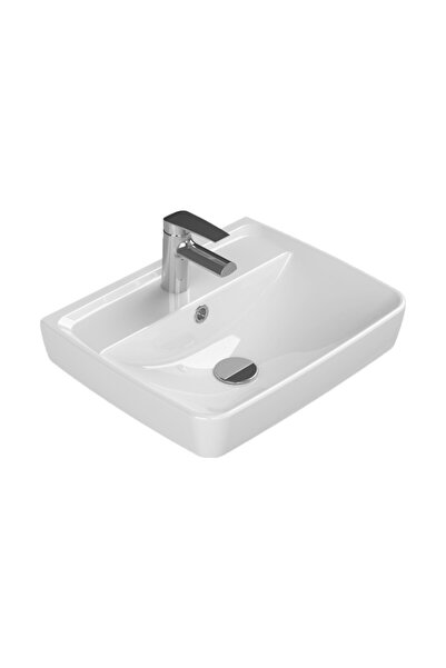 Turkuaz Seramik Duru 50x40 cm Ayak Uyumlu Lavabo