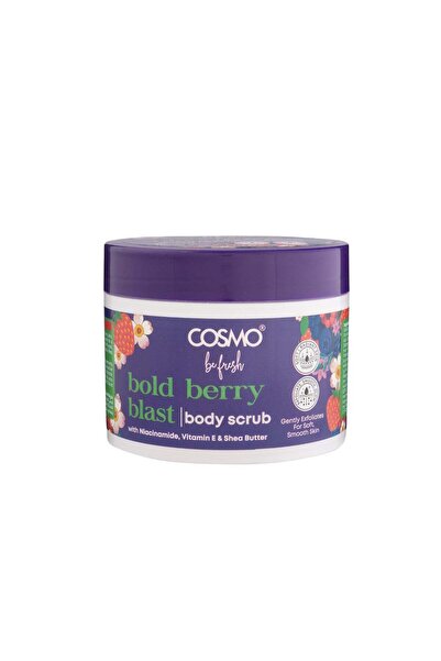 Cosmo Skin Care Be Fresh Bold Berry Blast Shower Scrub 400ml, Exfoliating Bod...
