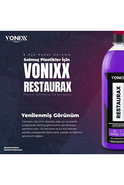 VONIXX Restaurax Plastik Yenileyici ve Koruyucu – 6 Ay Dayanım 500 ML