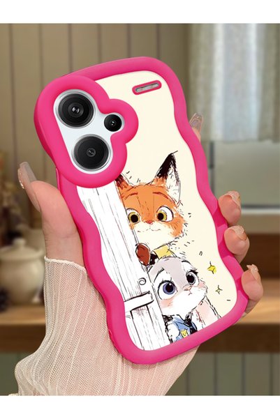 Hontinga Redmi Note 13 Pro Plus 5g Compatible Case Camera Protection Red Sili...