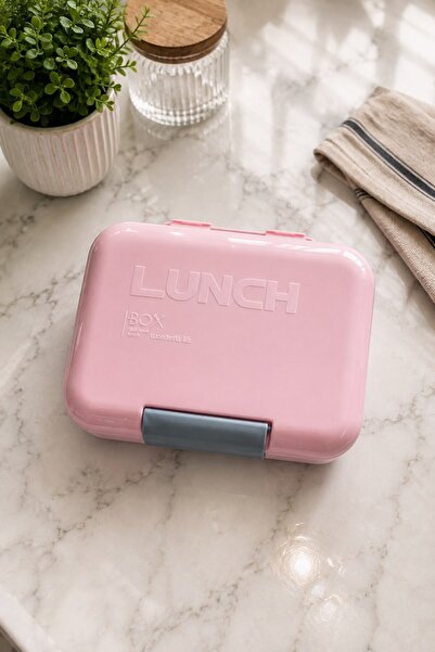 Raneel Kazançlı Alışveriş صندوق غداء مزود بمقصورات للغداء وملعقة وشوكة وسكين ...