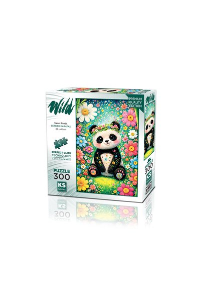 Ks Games Sweet Panda 300 Parça Puzzle