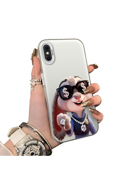 ucuc حافظة مزدوجة متوافقة مع هاتف iPhone XS Max مصنوعة من الأكريليك الصلب وحا...