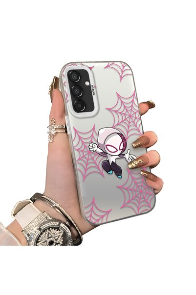 ucuc Samsung Galaxy M15 Compatible Hard Acrylic Back Silicone Edge Lens Prote...