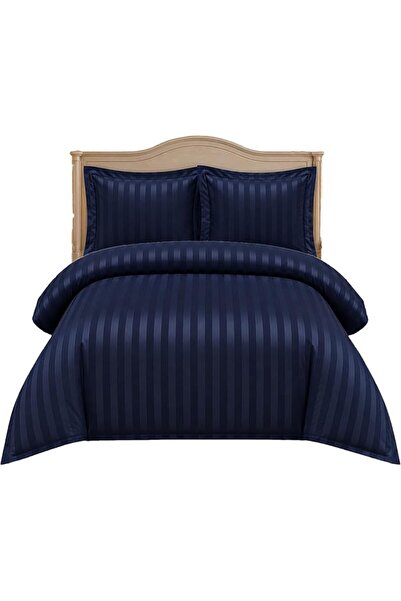 GENERAL Striped Bedding Set, Duvet Cover, Quilt Cover, Fitted Sheet, and Pill...