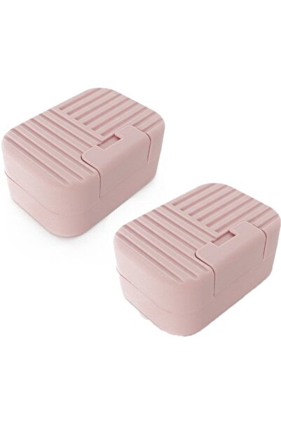 Morvena Picks Pachet 2 11 x 7,5 x 5 cm sapunera verde portabila de calatorie ...