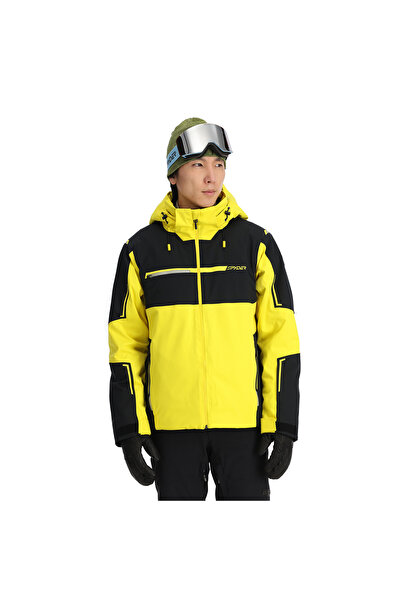 Spyder Titan Erkek Sarı Kayak Ceketi ERKEK KAYAK CEKETİ 38SA075404