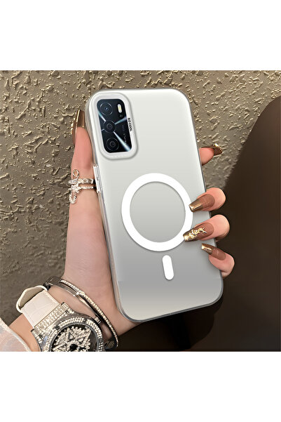 quırkshıeld Oppo A16/A16S Uyumlu Şık Minimal Halka Desenli Telefon Kılıfı, Mı...