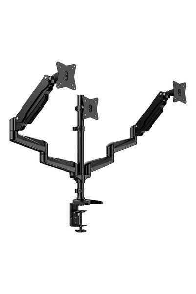 HUANUO Suport triplu pentru monitoare HNTS3B-UK, 17-32 ", 7.98 kg, VESA, Negru
