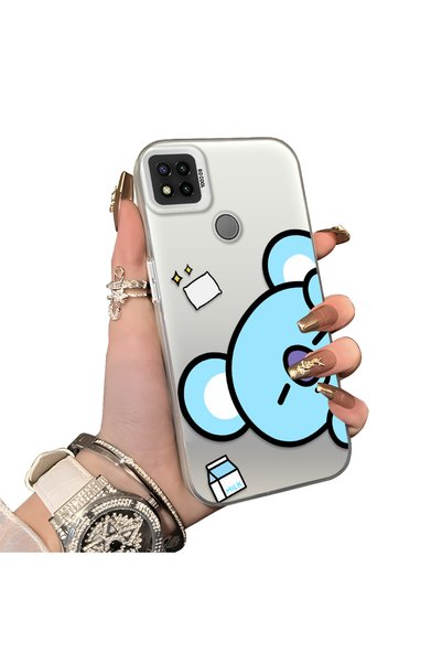 ucuc حافظة مزدوجة متوافقة مع هاتف Xiaomi Redmi 9C/10A مصنوعة من الأكريليك الص...