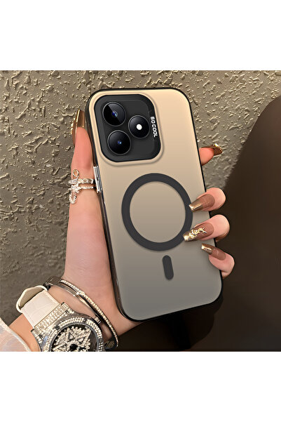 quırkshıeld Realme Note 50 Uyumlu Şık Minimal Halka Desenli Telefon Kılıfı, M...