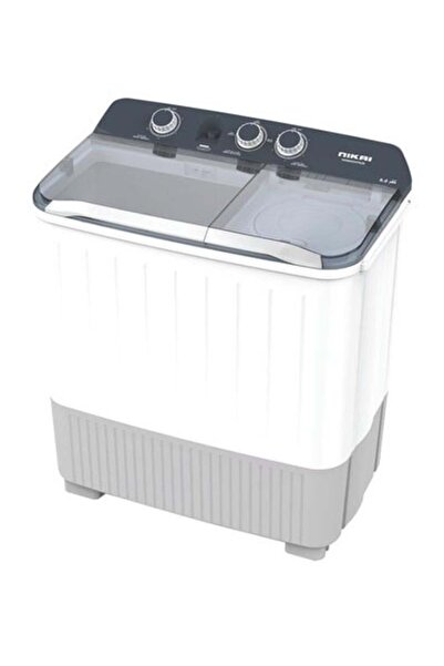 nikay Nekai 9kg Semi-Automatic Twin Tub Washing Machine, Silent Operation, An...
