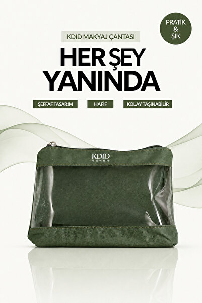 kdid Şeffaf Tasarım Makyaj Çantası