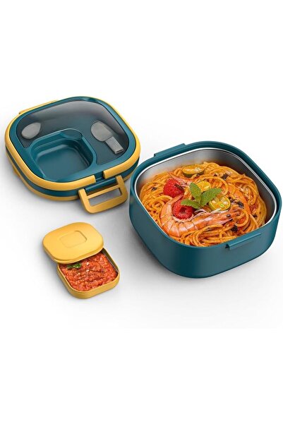 TERRIFI Stainless Steel Lunch Box for Adults and Kids Leak-Proof Lunch Contai...