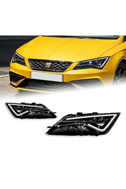 X POWER TUNİNG SEAT LEON 5F 2014-2015-2016 HALOJEN UYUMLU LEDLİ ÖN FAR