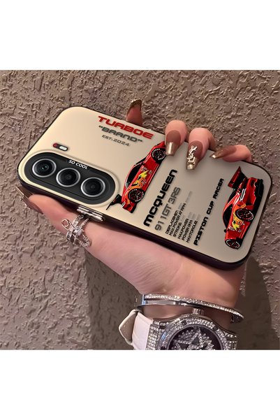 CHICASELUX Tecno Camon 40 Compatible Daily Use Compatible Trend Racing Car Ca...