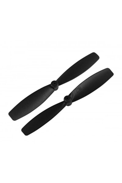 Devremarkt 1 Çift Siyah 55mm CW CCW Pervane Seti Mini Drone Plastik Kanat Yar...